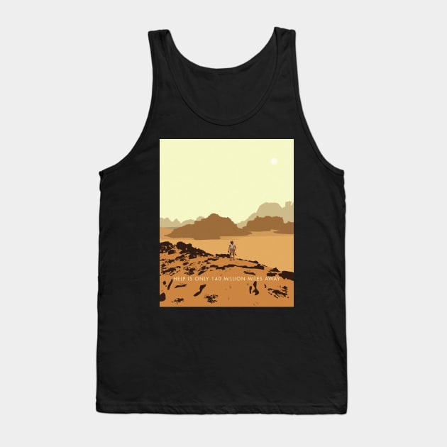 The Martian Tank Top by Huegh